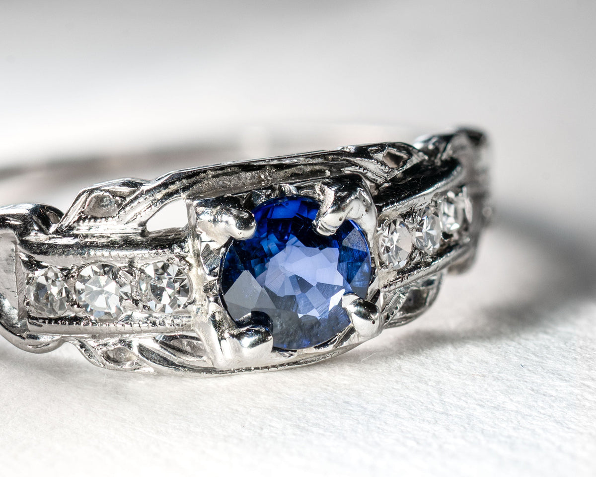 A strong art deco example to aid in identifying period correct jewelry