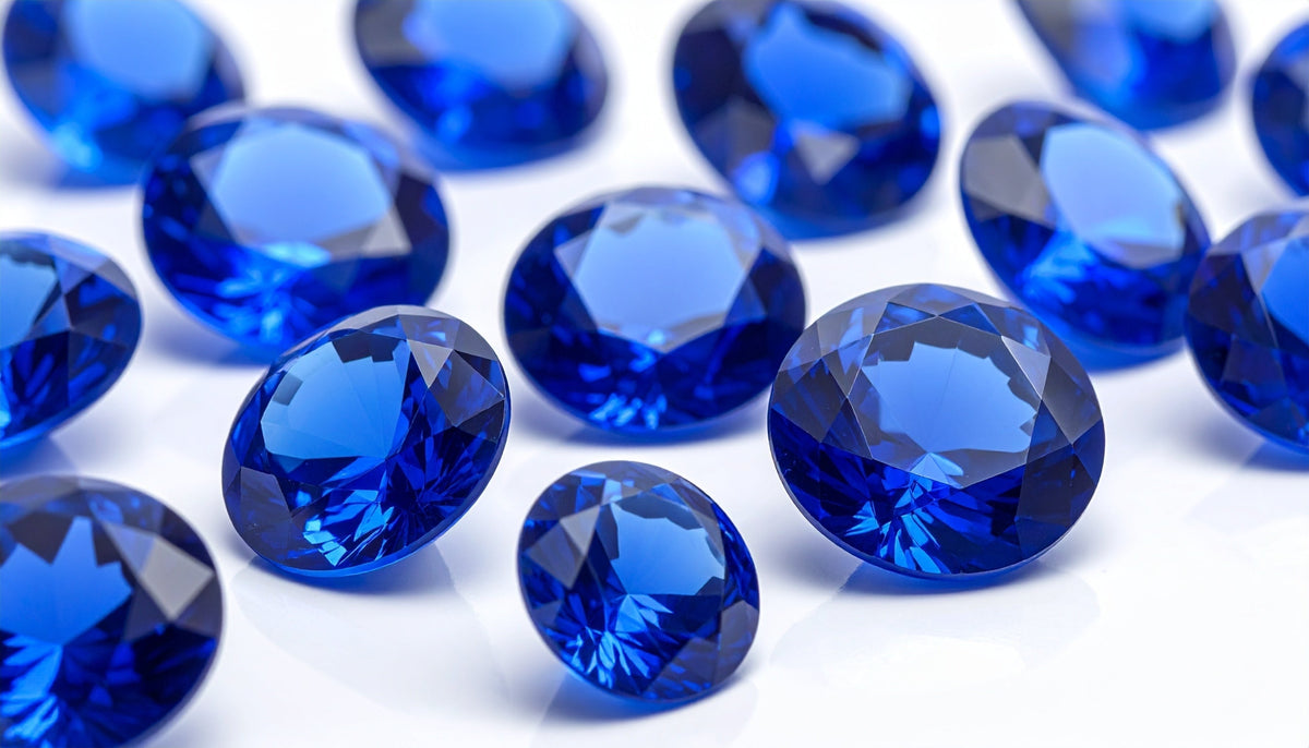 Image of synthetic sapphires