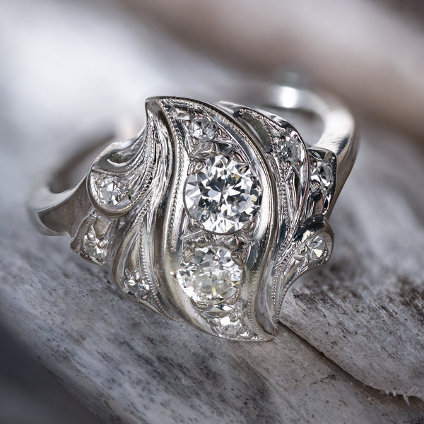 vintage-1940s-litwin-diamond-bypass-ring-14k-white-gold-transitional-cut-diamonds