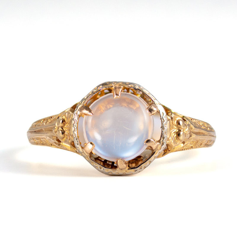 Antique Moonstone Ring in 14k gold