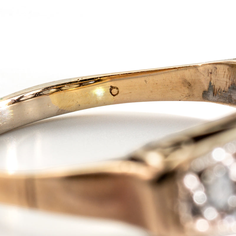Unidentified makers mark on a Late edwardian 5 stone ring