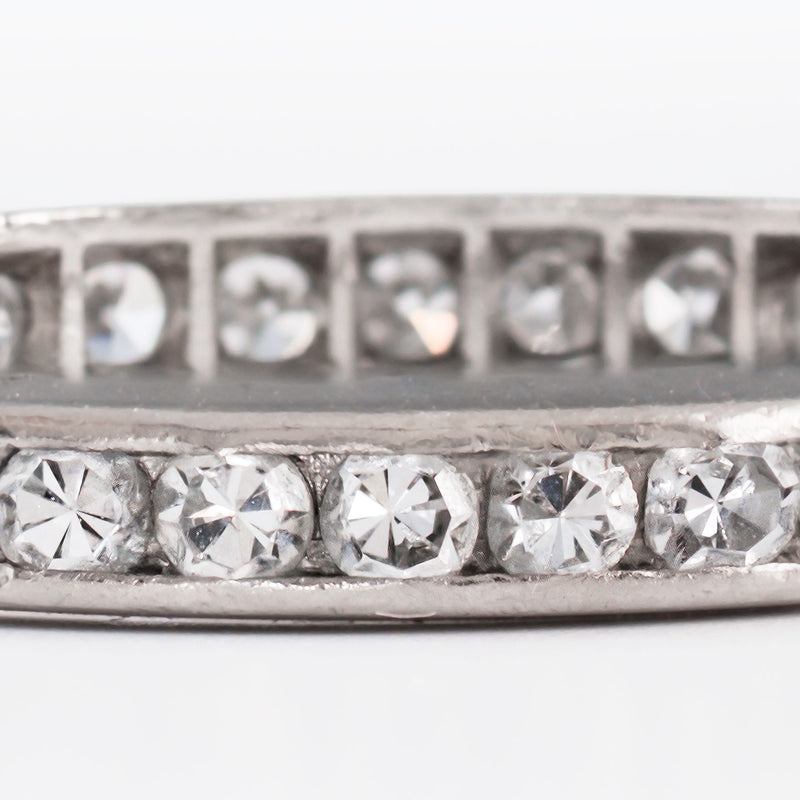 Diamonds Set in Platinum Band