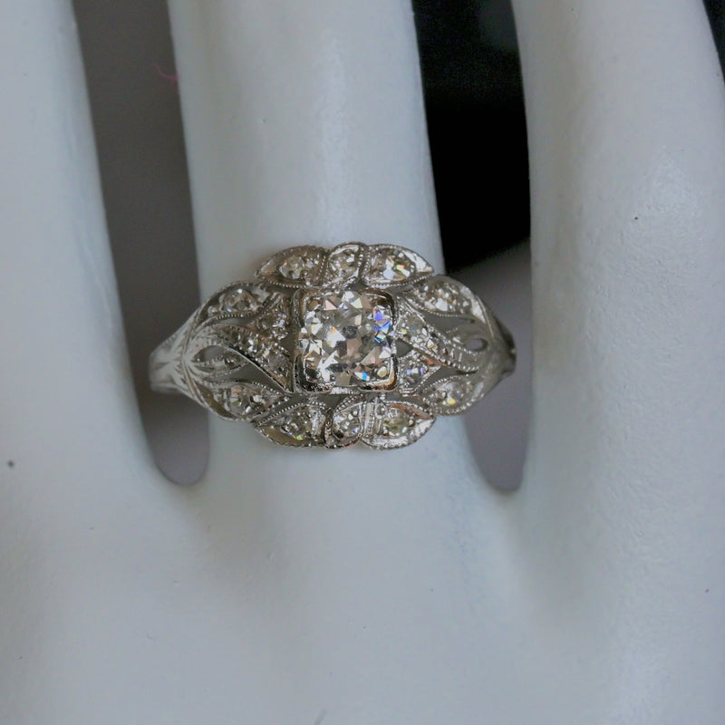 video oa late edwardian early art deco ring
