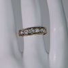 video of 5 stone antique ring on a hand